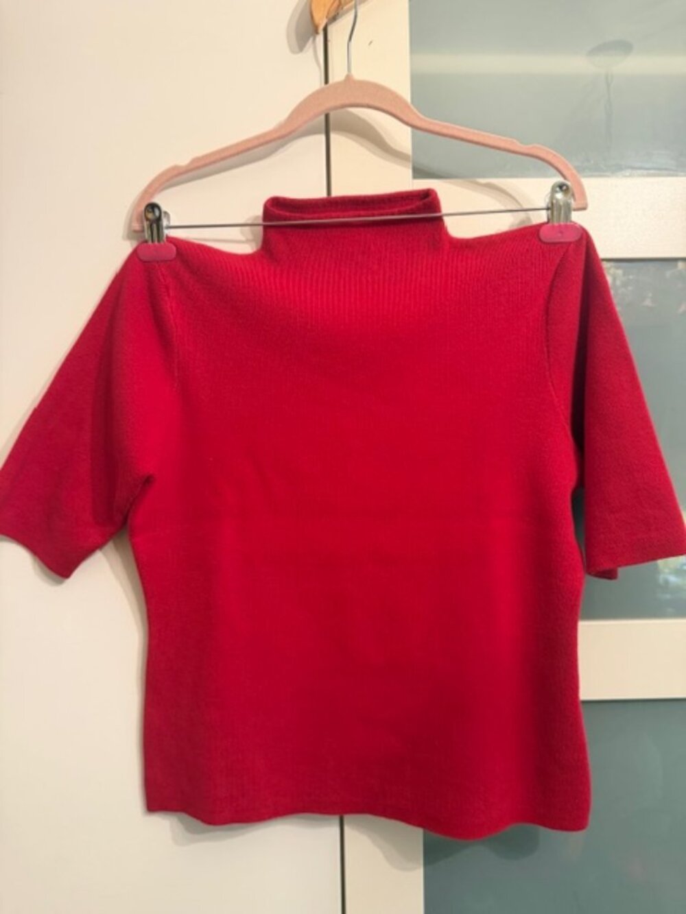 Inc sweater, international concepts, red, cotton/nylon, size XL